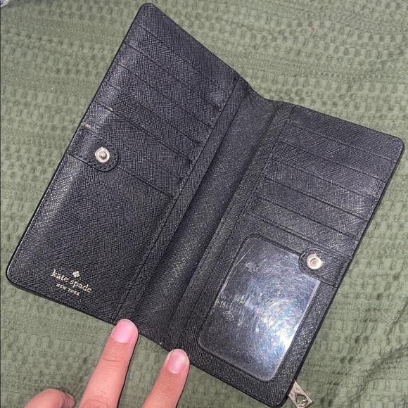 Kate Spade Multicolor Leaf Pattern Wallet - Picture 2 of 3